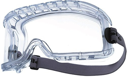 Bolle ELARSI Elite Goggles Crystal PVC Frame Vented Acetate Anti-Fog Lens, Clear