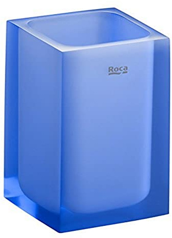 Roca A816860013 Vaso de encimera, colección Ice, Azul