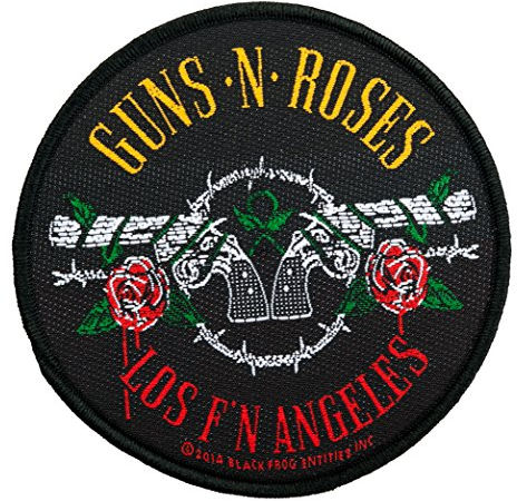 Unbekannt Guns´n´Roses Los Angeles Aufnäher - Guns´n´Roses Patch - Gewebt & Lizenziert !!