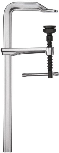 Bessey BESSG25M 25cm Heavy-Duty All Steel Screw Clamp Capacity, Grey