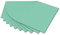 folia 6125 - Fotokarton Mint, 50 x 70 cm, 300 g/qm, 10 Bogen - zum Basteln und kreativen Gestalten von Karten, Fensterbildern und für Scrapbooking