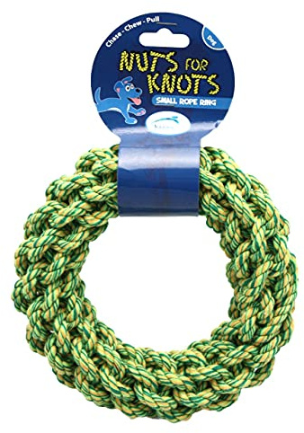Dog Toy Nuts For Knots Ring Small