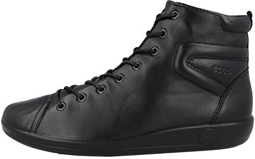 Ecco Damen Soft 2.0 Chelsea Boots, Schwarz (Black with Black Sole56723), 40 EU