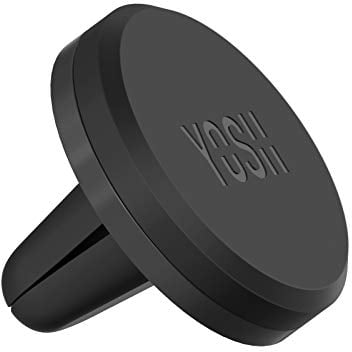 YOSH Handyhalterung Auto Magnet Lüftung, Magnetische für Lüftungsgitter, Ultra-Kompakt Handyhalter Auto mit Starken Magneten, Universal KFZ für iPhone, Samsung, Pixel & andere Geräte mit Metallplatten