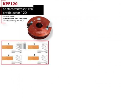 Holzmann KPF120 Fraise à profiler conique 120