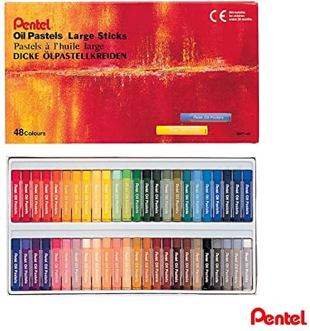 Pentel Oil Pastel Colour Set (Pack of 48)