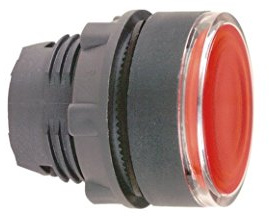 CABEZA PULS.LUM.LED RASANTE ROJO