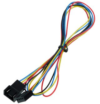 Phobya 4Pin PWM Verlängerung 60cm Kabel Lüfterkabel und Adapter