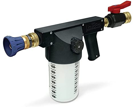 Underhill LiquidPro Applicator Gun Hose Sprayer, Wetting Agent and Lawn Micronutrient Fertilizer with Cloudburst Nozzle, Heavy-Duty, A-LPWA50K, Black