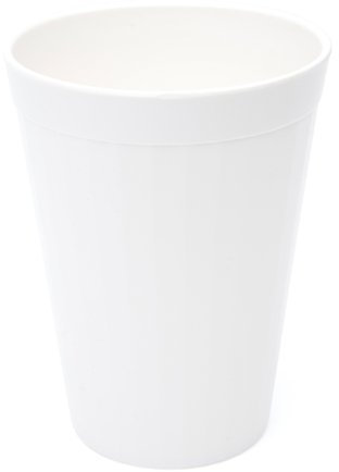 Harfield 150ml White Tumblers Children's Cups (Pack of 6) Reusable Virtually Unbreakable Polycarbonate Plastic Dishwasher Safe