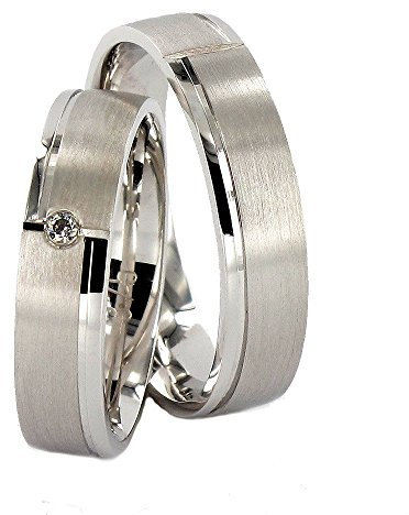 JC TRAURINGE 9 COLLECTION 375er EHERINGE 9 KARAT WEIßGOLD J923