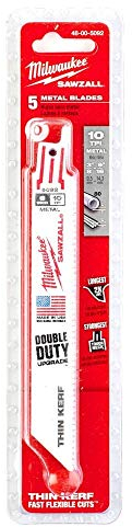 Milwaukee Accessory 48005092 Sawzall Bimetal Super Reciprocating Saw Blade