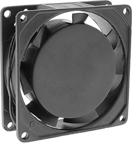 BeMatik - Ventilador de chasis 80x80x25 mm de 220 Vac para Caja de Ordenador con rodamiento de Bolas