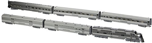 Kato USA Model Train Products CB&Q EMD E5A Silver Streak Zephyr 6-Unit Set