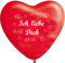 Unbekannt 10 rote Herzballons ich Liebe Dich, ca. 28 cm Durchmesser