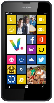 Lumia 635 - Black - 8 Gb - 4G - Smartphone