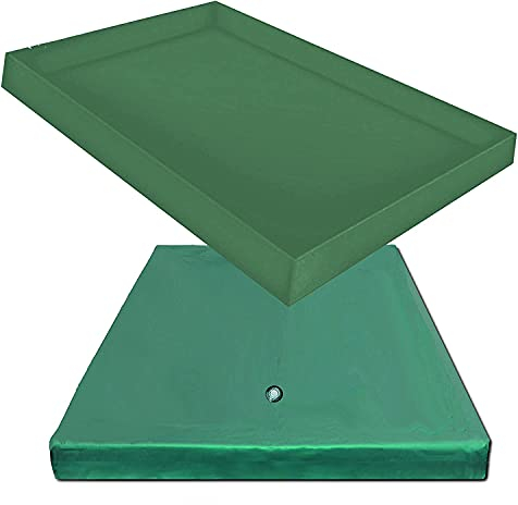 Hardside Wasserbetten Wasserkern Wasserbettmatratze Wasserbett Matratze Mono UNO + Sicherheitswanne Auslaufwanne Wanne Standup Liner Safety Liners (153 x 213 cm F4 (Queensize))