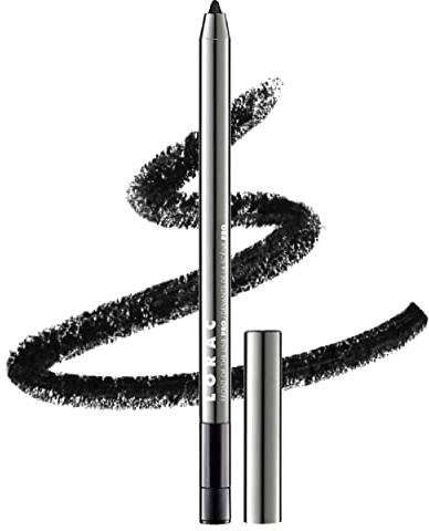 LORAC Front Line PRO Waterproof Eyeliner Pencil, Black Matte| Long Lasting| Makeup Pencil Sharpener | High-Precision