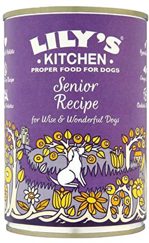 Lily's Kitchen Senior Recipe for Older Dogs 400g each tin (Pack of 3)