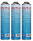 CFH Universaldruckgasdose AT 2000 – 3 Stück, Druck Gas Dose mit Anschraubgewinde nach DIN EN 417, Propan/Butan-Gasgemisch (30%/70%), 3x Inhalt 330 g, Für Gasgeräte mit Schraubanschluss nach DIN 521