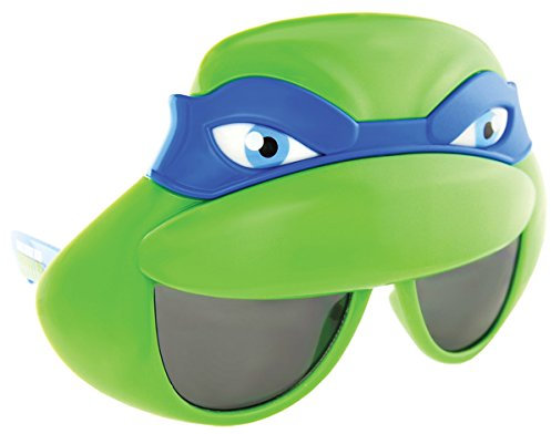 Sunstaches Officially Licensed TMNT Mask Sunglasses, Blue