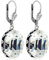 Jugendstil Ohrringe Silber Crystal Kristalle aus Österreich Ohrhänger romantisch NOBEL SCHMUCK