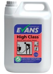 Evans Vanodine 'High Class' Neutral Hard Surface Cleaner - 5 litre container