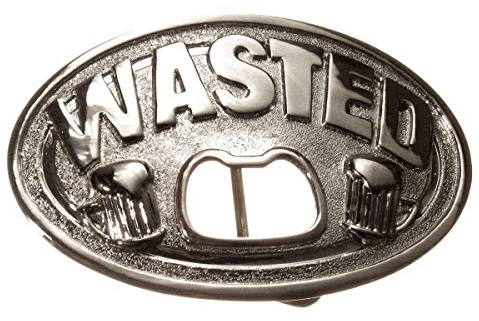 Piratenladen Buckle with bottle opener, ... Wasted