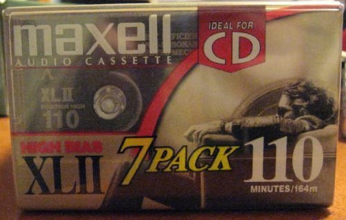 Maxell Audio Kassette High Bias Iron 110 Minuten 7 Pack
