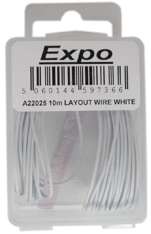 Expo 10m Railway Layout Wire White # A22025