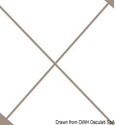 PSP MARINE TAPES LTD Rayonfolioe-Klebeband Silber 25mm x 10m