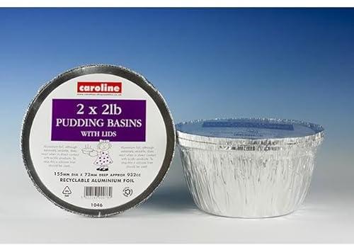 Caroline 2lb Foil Pudding Basin 2pk