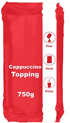 FLAIR CAPPUCCINO TOPPING FOR BULK VENDING MACHINE INGREDIENTS 10 x 750g PACKETS