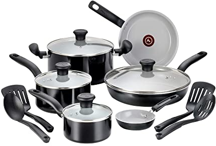 T-fal iniciativas de cerámica batería de cocina antiadherente