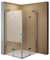 i-flair Eckeinstieg Duschkabine 80x80 cm aus 8 mm ESG Sicherheitsglas ohne Duschwanne #851 - ALLE GRÖSSEN
