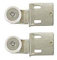Kleiderschrank Tür vorne Roller (Set von 2)