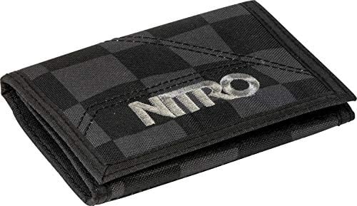 Nitro Snowboards 2018 Münzbörse, 14 cm, Schwarz (Checker)