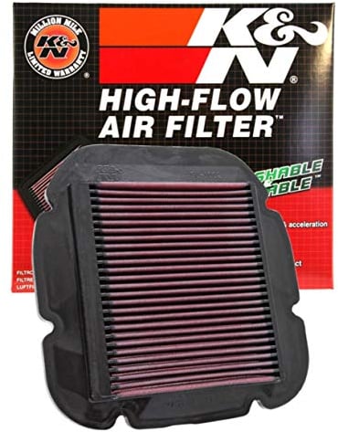 K&N SU-1002 Motorrad K&N Tausch-Luftfilter Rot
