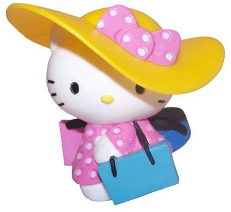 Bullyland Hello Kitty Shopping Girl Figurine
