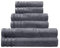 Kleine Wolke , 3003912201, Gästetuch 30x 50 Dunkelgrau 100% Baumwolle