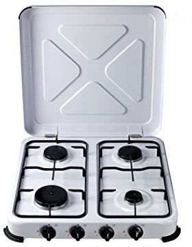 Tragbarer Gasherd, 4 Flammen