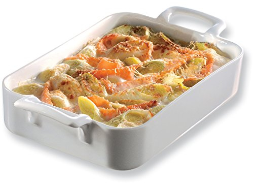 Revol 614850 Belle Cuisine Auflaufform 26x18,5x6cm weiss