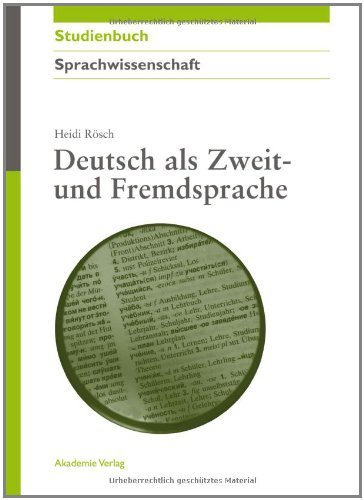 Deutsch als Zweit- und Fremdsprache