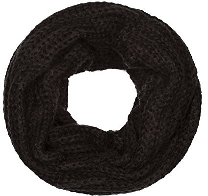 SIX schwarzer warmer unisex Strick Loop Schal Winter (384-288)