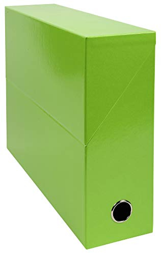 Exacompta Transfer Box Iderama Paper A4 Spine 90 mm Anise Green
