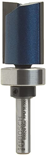 Bosch 85682MC 3/4 In. x 1 In. Carbide-Tipped Double-Flute Top-Bearing Straight Trim Router Bit