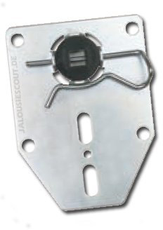Rolladenmotor Motorlager Universal-Abrolllager SLLAU f. 10mm 4-Kant