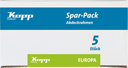 Kopp Profipack mit 5 Stück 2-fach Rahmen Europa creme-weiß, 401901018