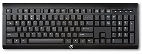 HP K2500 Black 2.4 GHz USB Wireless Keyboard