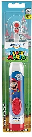 Arm & Hammer Spazzolino Da Denti Alimentato A Pennello Per Bambini, Super Mario 1 Ea